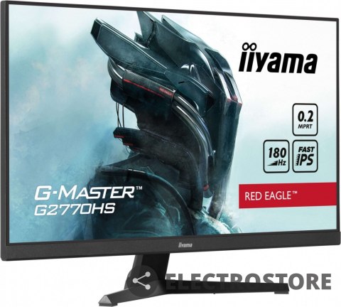 IIYAMA Monitor 27 cali G2770HS-B1 IPS,FHD,180Hz IIYAMA Monitor 27 cali G2770HS-B1 IPS,FHD,180Hz