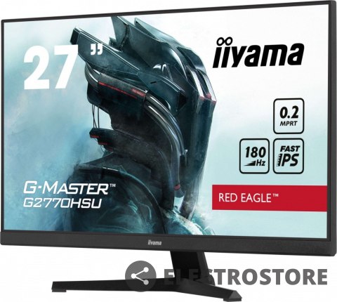 IIYAMA Monitor 27 cali G2770HSU-B6 0.2ms,IPS,DP,HDMI,180Hz IIYAMA Monitor 27 cali G2770HSU-B6 0.2ms,IPS,DP,HDMI,180Hz