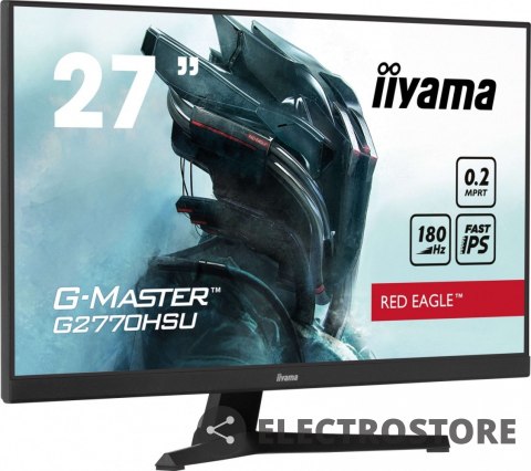 IIYAMA Monitor 27 cali G2770HSU-B6 0.2ms,IPS,DP,HDMI,180Hz IIYAMA Monitor 27 cali G2770HSU-B6 0.2ms,IPS,DP,HDMI,180Hz