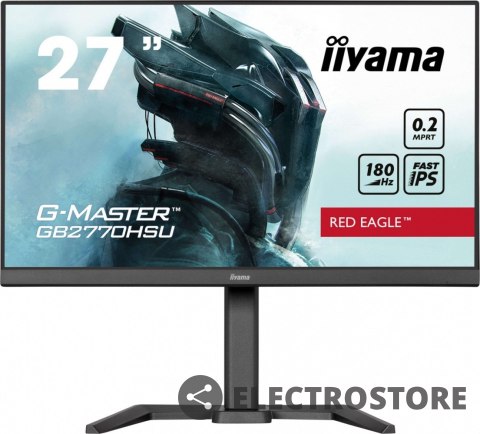 IIYAMA Monitor 27 cali GB2770HSU-B6 0.2ms,IPS,DP,HDMI,180Hz