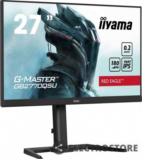 IIYAMA Monitor 27 cali GB2770QSU-B6 0.2ms,IPS,DP,HDMI,180Hz IIYAMA Monitor 27 cali GB2770QSU-B6 0.2ms,IPS,DP,HDMI,180Hz