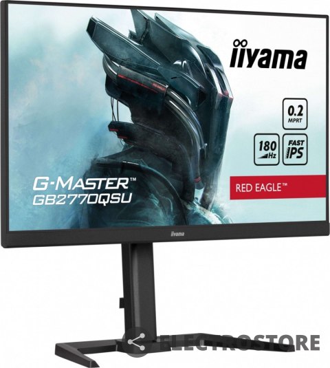 IIYAMA Monitor 27 cali GB2770QSU-B6 0.2ms,IPS,DP,HDMI,180Hz IIYAMA Monitor 27 cali GB2770QSU-B6 0.2ms,IPS,DP,HDMI,180Hz