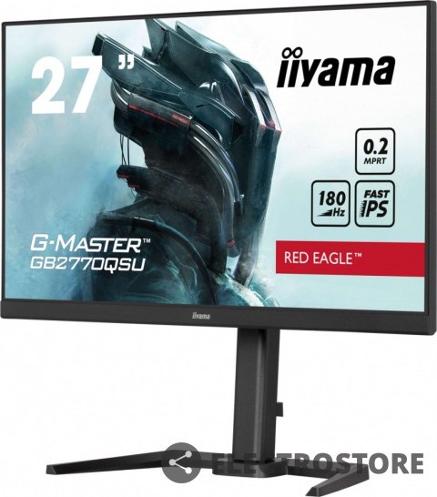 IIYAMA Monitor 27 cali GB2770QSU-B6 0.2ms,IPS,DP,HDMI,180Hz IIYAMA Monitor 27 cali GB2770QSU-B6 0.2ms,IPS,DP,HDMI,180Hz