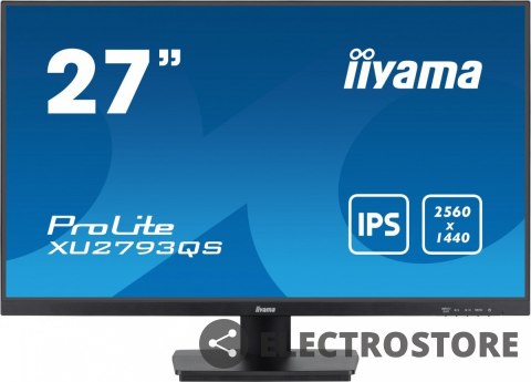 IIYAMA Monitor 27 cali XU2793QS-B6 IPS,QHD,100Hz,HDMI,DP