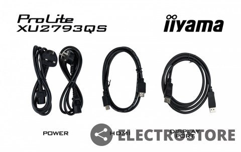 IIYAMA Monitor 27 cali XU2793QS-B6 IPS,QHD,100Hz,HDMI,DP IIYAMA Monitor 27 cali XU2793QS-B6 IPS,QHD,100Hz,HDMI,DP