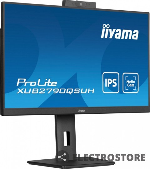 IIYAMA Monitor 27 cali XUB2790QSUH-B1 IPS,QHD,CAM,MIC,HDMI,DP,3xUSB(3.2), 100Hz,ADAPTIVE SYNC,FlickerFree,2x2W,WINDOWS HELLO IIYAMA Monitor 27 cali XUB2790QSUH-B1 IPS,QHD,CAM,MIC,HDMI,DP,3xUSB(3.2), 100Hz,ADAPTIVE SYNC,FlickerFree,2x2W,WINDOWS HELLO