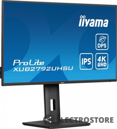IIYAMA Monitor 27 cali XUB2792UHSU-B6,4K,IPS,DP,HDMI,USB-C IIYAMA Monitor 27 cali XUB2792UHSU-B6,4K,IPS,DP,HDMI,USB-C