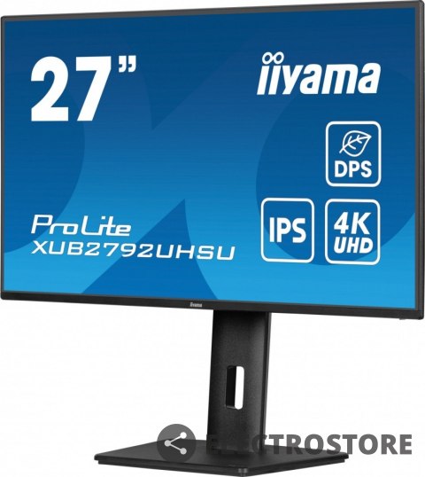 IIYAMA Monitor 27 cali XUB2792UHSU-B6,4K,IPS,DP,HDMI,USB-C IIYAMA Monitor 27 cali XUB2792UHSU-B6,4K,IPS,DP,HDMI,USB-C