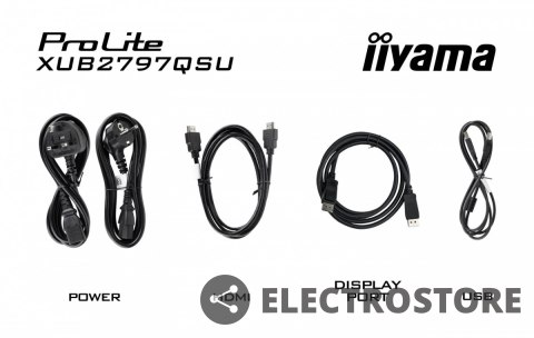 IIYAMA Monitor 27 cali XUB2797QSU-B1 IPS,HDMI,DP,100Hz,QHD,HAS(150mm),1ms, 2xUSB(3.2),2x2W,ADAPTIVE SYNC,FlickerFree /5y/ IIYAMA Monitor 27 cali XUB2797QSU-B1 IPS,HDMI,DP,100Hz,QHD,HAS(150mm),1ms, 2xUSB(3.2),2x2W,ADAPTIVE SYNC,FlickerFree /5y/