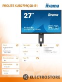 IIYAMA Monitor 27 cali XUB2797QSU-B1 IPS,HDMI,DP,100Hz,QHD,HAS(150mm),1ms, 2xUSB(3.2),2x2W,ADAPTIVE SYNC,FlickerFree /5y/