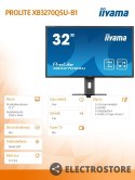 IIYAMA Monitor 32 cale XB3270QSU-B1 IPS,WQHD,HDMI,DP,100Hz,250cd,3ms,2x2W, 3xUSB(3.2),FlickerFree,VESA,HAS(150mm)