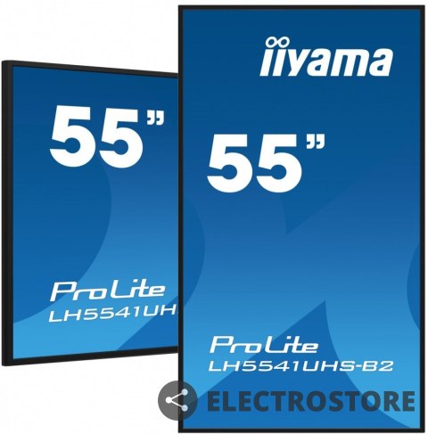 IIYAMA Monitor 54.6 cala ProLite LH5541UHS-B2 24/7 500cd 4K IPS IIYAMA Monitor 54.6 cala ProLite LH5541UHS-B2 24/7 500cd 4K IPS