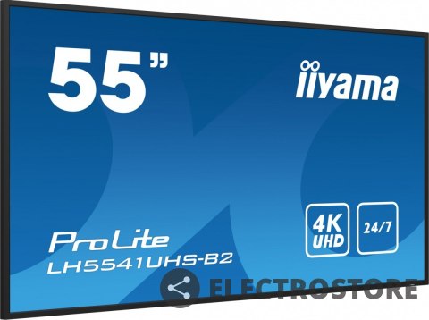 IIYAMA Monitor 54.6 cala ProLite LH5541UHS-B2 24/7 500cd 4K IPS IIYAMA Monitor 54.6 cala ProLite LH5541UHS-B2 24/7 500cd 4K IPS