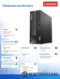 Lenovo Komputer ThinkCentre Neo 50s G4 SFF 12JF001XPB W11Pro i3-13100/8GB/256GB/INT/DVD/3YRS OS