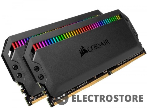 Corsair Pamięć DDR4 Dominator Platinum RGB 32GB/3200 (2*16GB) CL16 czarna Corsair Pamięć DDR4 Dominator Platinum RGB 32GB/3200 (2*16GB) CL16 czarna