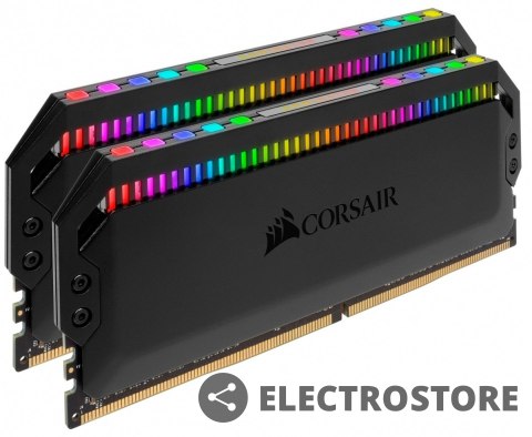 Corsair Pamięć DDR4 Dominator Platinum RGB 32GB/3200 (2*16GB) CL16 czarna Corsair Pamięć DDR4 Dominator Platinum RGB 32GB/3200 (2*16GB) CL16 czarna