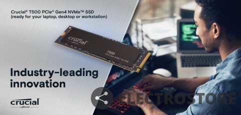 Crucial Dysk T500 2TB M.2 NVMe 2280 PCIe 4.0 7400/7000 Crucial Dysk T500 2TB M.2 NVMe 2280 PCIe 4.0 7400/7000