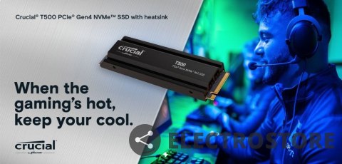 Crucial Dysk T500 2TB M.2 NVMe 2280 PCIe 4.0 7400/7000 Crucial Dysk T500 2TB M.2 NVMe 2280 PCIe 4.0 7400/7000