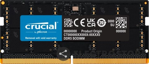 Crucial Pamięć do notebooka DDR5 SODIMM 32GB/5600 CL46 (16Gbit)