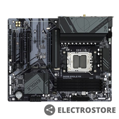 Gigabyte Płyta główna B650 EAGLE AX AM5 4DDR5 HDMI/DP ATX Gigabyte Płyta główna B650 EAGLE AX AM5 4DDR5 HDMI/DP ATX