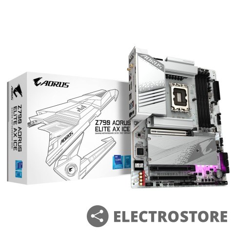 Gigabyte Płyta główna Z790 AORUS ELITE AX ICE S1700 4DDR5 USB/DP ATX