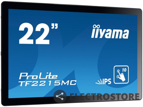 IIYAMA Monitor 22 TF2215MC-B2 pojemnościowy 10pkt pianka IPS DP HDMI IIYAMA Monitor 22 TF2215MC-B2 pojemnościowy 10pkt pianka IPS DP HDMI