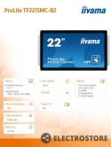 IIYAMA Monitor 22 TF2215MC-B2 pojemnościowy 10pkt pianka IPS DP HDMI