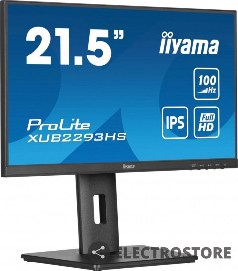 IIYAMA Monitor 22 cale XUB2293HS-B6 IPS,HDMI,DP,HAS(150mm) IIYAMA Monitor 22 cale XUB2293HS-B6 IPS,HDMI,DP,HAS(150mm)
