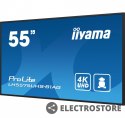 IIYAMA Monitor 54.6 cali ProLite LH5575UHS-B1AG 24/7,IPS,ANDROID.11,4K,500cd/m2,WiFi,3xHDMI,DP,Daisy/Chain,2xUSB,2x10W,RJ45,iiSignage2,