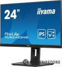 IIYAMA Monitor ProLite 23.8 cala XUB2493HS-B6 A, IPS, HDMI, DP, 2x2W, HAS, 300cd/m2, obrót stopy 120 stopni