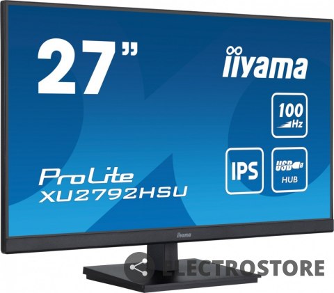 IIYAMA Monitor ProLite XU2792HSU-B6 27 cali IPS,FHD,HDMI,DP,100Hz,4xUSB3.2,SLIM,2x2W IIYAMA Monitor ProLite XU2792HSU-B6 27 cali IPS,FHD,HDMI,DP,100Hz,4xUSB3.2,SLIM,2x2W