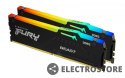 Kingston Pamięć DDR5 Fury Beast RGB 16GB(2*8GB)/5600 CL40