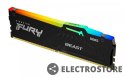 Kingston Pamięć DDR5 Fury Beast RGB 16GB(2*8GB)/5600 CL40