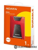 Adata DashDrive Durable HD650 1TB 2.5'' USB3.0 Czerwony