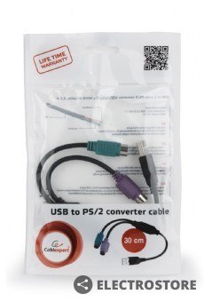 Gembird Adapter 2xPS2->USB mysz + klawiatura Gembird Adapter 2xPS2->USB mysz + klawiatura