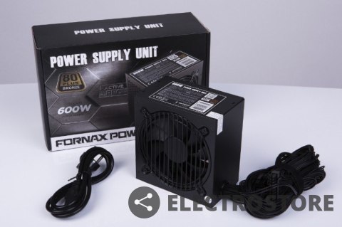Gembird Zasilacz ATX 80+Bronze 600W aktywne PFC, 12cm wentylator Gembird Zasilacz ATX 80+Bronze 600W aktywne PFC, 12cm wentylator