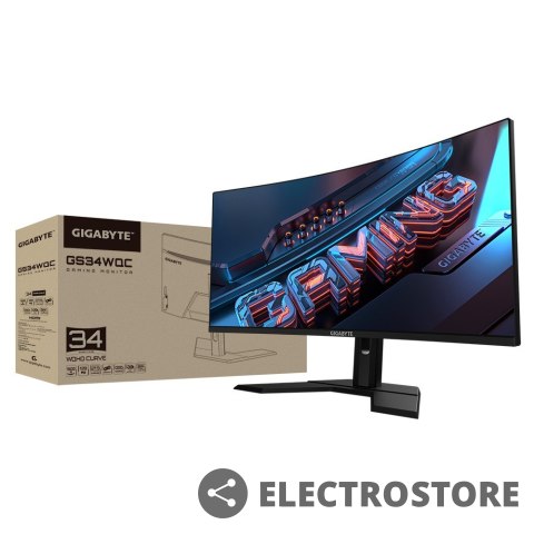 Gigabyte Monitor 34 cale GS34WQC 120H 1ms/VA/HDMI//DP Gigabyte Monitor 34 cale GS34WQC 120H 1ms/VA/HDMI//DP