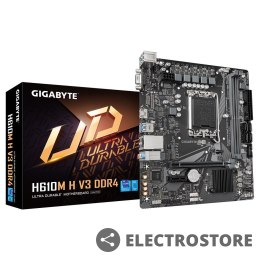 Gigabyte Płyta główna H610M H V3 DDR4 s1700 2DDR4 HDMI USB mATX