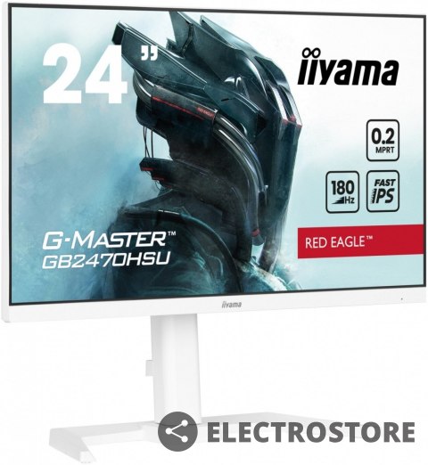 IIYAMA Monitor 24 cale GB2470HSU-W6 0.2ms, IPS, DP, HDMI, 180Hz, 300cd IIYAMA Monitor 24 cale GB2470HSU-W6 0.2ms, IPS, DP, HDMI, 180Hz, 300cd