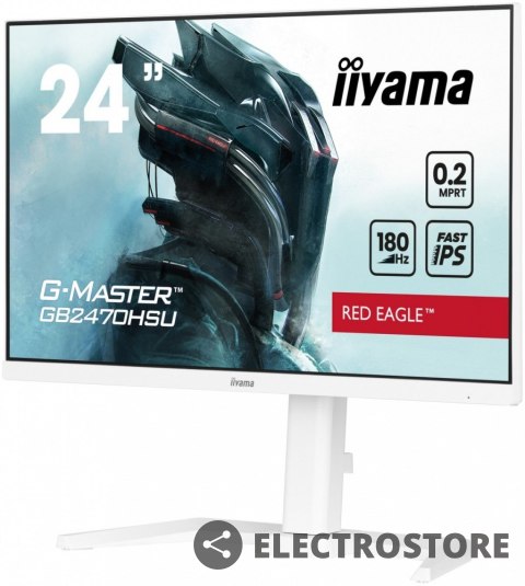 IIYAMA Monitor 24 cale GB2470HSU-W6 0.2ms, IPS, DP, HDMI, 180Hz, 300cd IIYAMA Monitor 24 cale GB2470HSU-W6 0.2ms, IPS, DP, HDMI, 180Hz, 300cd