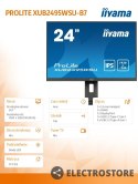 IIYAMA Monitor 24 cale XUB2495WSU-B7 IPS,16:10,300cd,4ms,HDMI,DP,3xUSB(3.2), 1xUSB-c,2x2W,FlickerFree,HAS(150mm)