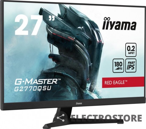 IIYAMA Monitor 27 cali G2770Q 0.2ms, IPS, DP, HDMI, 180Hz IIYAMA Monitor 27 cali G2770Q 0.2ms, IPS, DP, HDMI, 180Hz