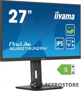 IIYAMA Monitor 27 cali ProLite XUB2763QSU-B1 IPS,QHD,HAS,100Hz