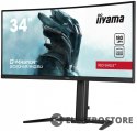 IIYAMA Monitor 34 cale GCB3481WQSU-B1 VA, UWQHD, 180HZ, 0.3ms, 500cd