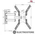 Maclean Uchwyt do TV MC-759 13-60 cali 30 kg Czarny