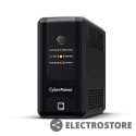 CyberPower Zasilacz awaryjny UPS UT850EG-FR 850VA/425W 4ms/AVR/3xFrench(FR)/RJ11/RJ45