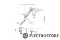 Digitus Ramię biurkowe pojedyńcze z zaciskiem 1xLCD max. 32 cale max. 9 kg uchylno-obrotowe 180 (PIVOT)