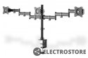 Digitus Stojak biurkowy potrójny z zaciskiem, 3xLCD, max. 27, max. obciążenie 8kg, uchylno-obrotowy 360