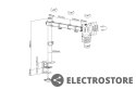 Digitus Uchwyt biurkowy pojedynczy z zaciskiem 1xLCD max. 32 cale max. 8 kg uchylno-obrotowy 270 (PIVOT)