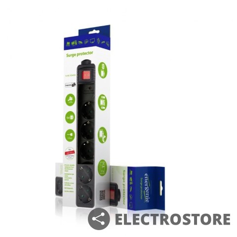Gembird Listwa zasilająca 5 X German socket/3m Gembird Listwa zasilająca 5 X German socket/3m